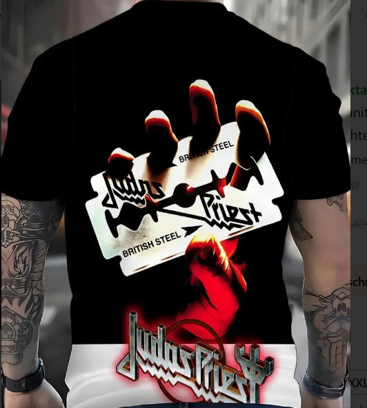 T-Shirt Judas Priest "British Steel"