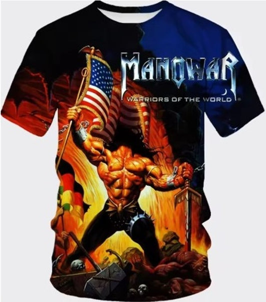 T-Shirt Manowar  "Warriors Of The World"